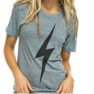 XS Aviator Nation Bolt Tee Heather grey